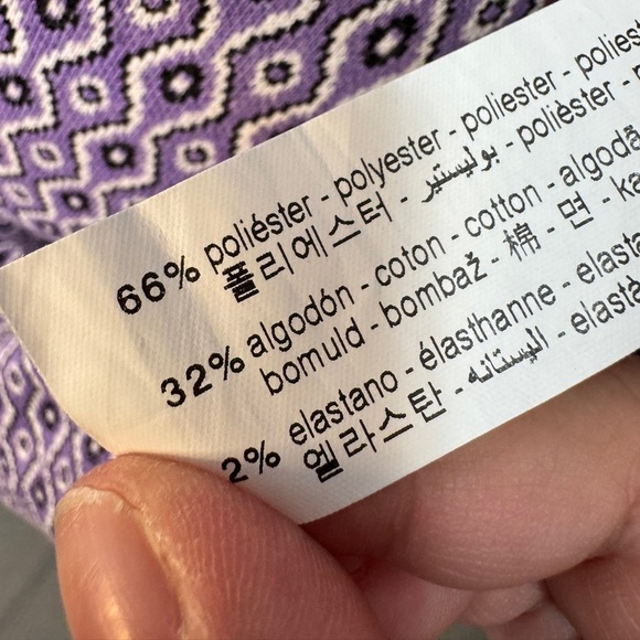 Zara Jacquard Cutout Long Sleeve Mini Dress Purple - Picture 11 of 13